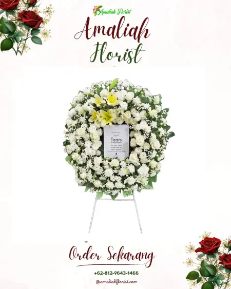 Krans Bunga Duka Papasan